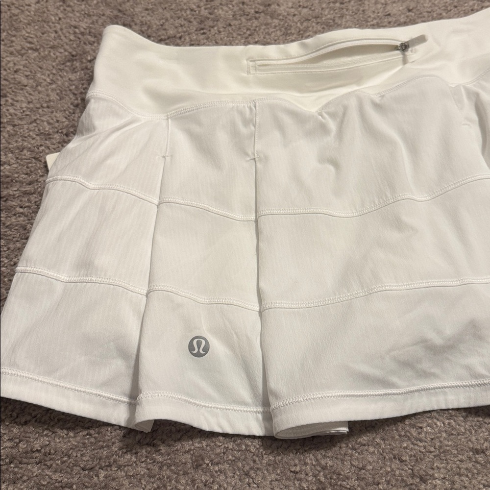 lululemon Pace Rival Mid-Rise Skirt-White - Picture 8 of 8